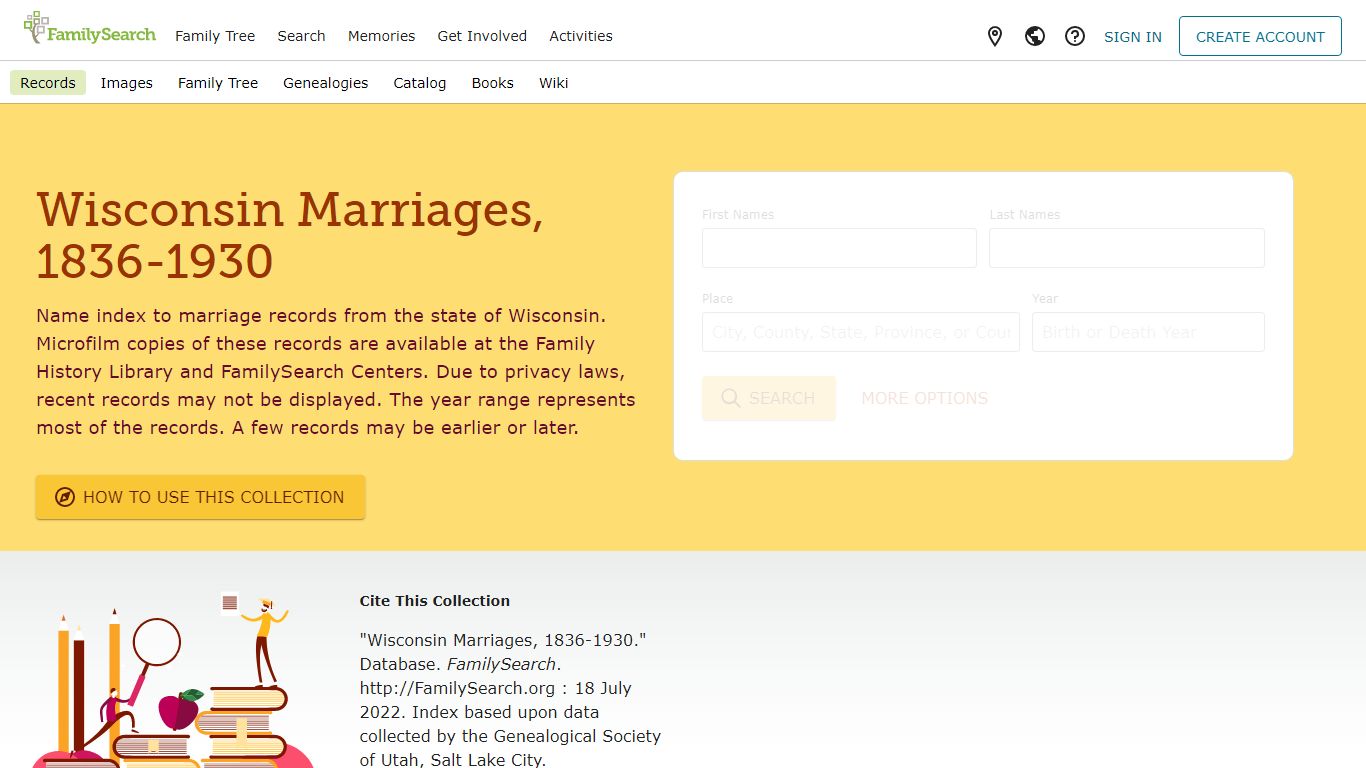 Wisconsin Marriages, 1836-1930 • FamilySearch